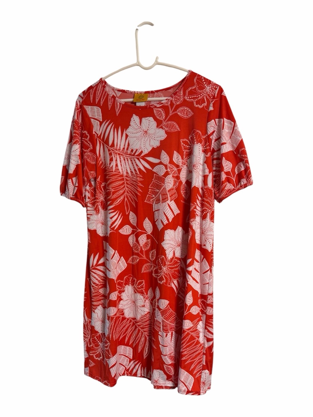 Ruby Rd. Red & White Floral Dress size S